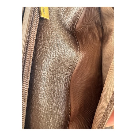Salvatore Ferragamo Gancini Brown Leather Bifold Wallet - Picture 8 of 15
